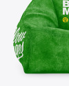 Velvet Bean Bag Chair Mockup