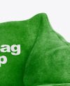 Velvet Bean Bag Chair Mockup