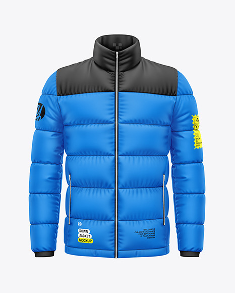 Matte Down Jacket Mockup