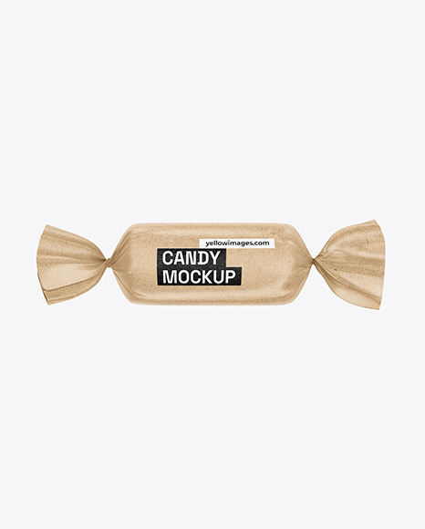 Kraft Candy Mockup
