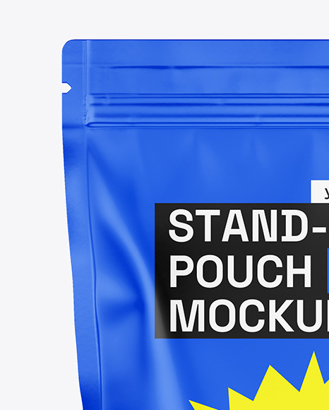 Matte Stand Up Pouch Mockup