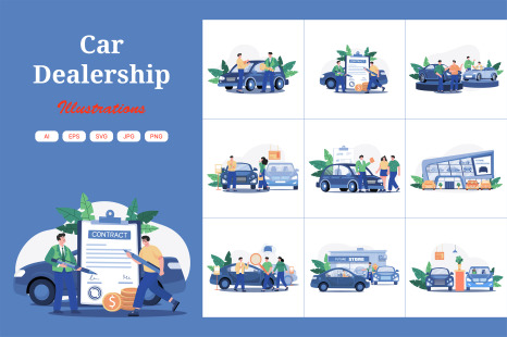 M550_Car Dealership Illustrations_Part 02