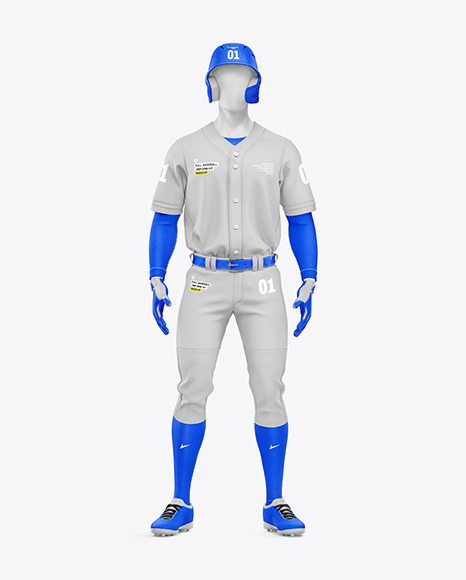 Baseball Uniform Mockup – Front View