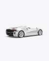 Sport Car Mockup - Half Side View