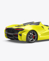 Sport Car Mockup - Half Side View