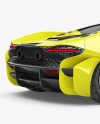 Sport Car Mockup - Half Side View