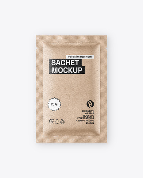 Kraft Sachet Mockup
