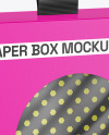 Empty Packaging Box Mockup
