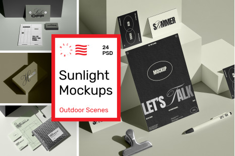 Sunday Branding Mockups
