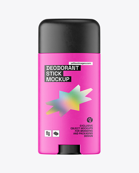 Matte Deodorant Stick Mockup