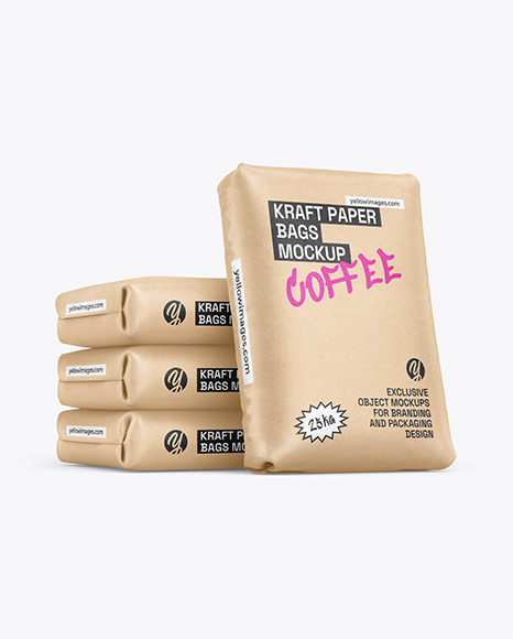 Kraft Bags Mockup