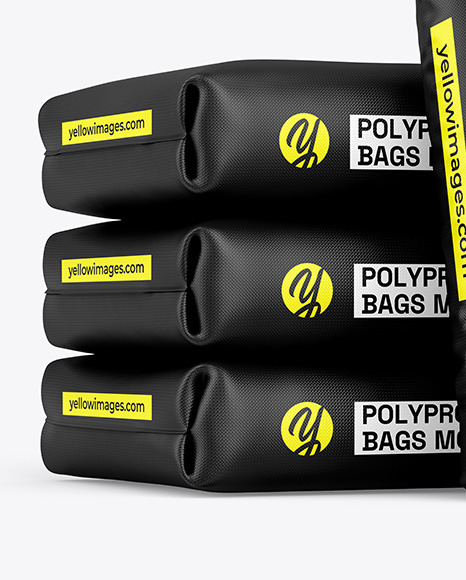 Polypropylene Bags Mockup