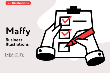 Maffy Business Illustrations