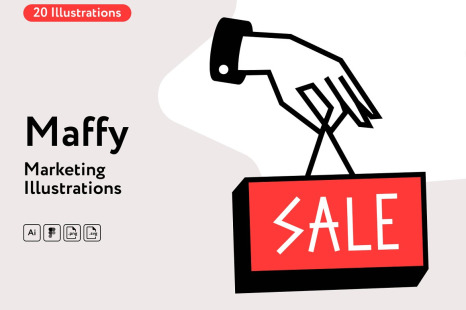 Maffy Marketing Illustrations