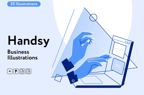 Handsy Business illustrations