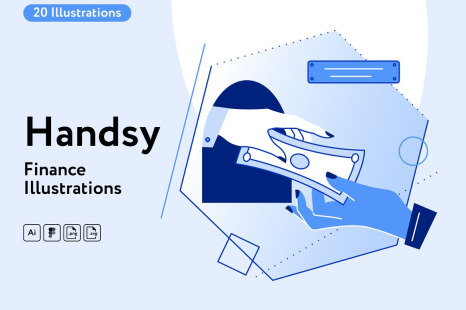 Handsy Finance illustrations