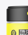 Matte Tin Can Mockup