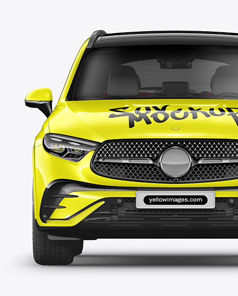 Crossover SUV Mockup - Front View