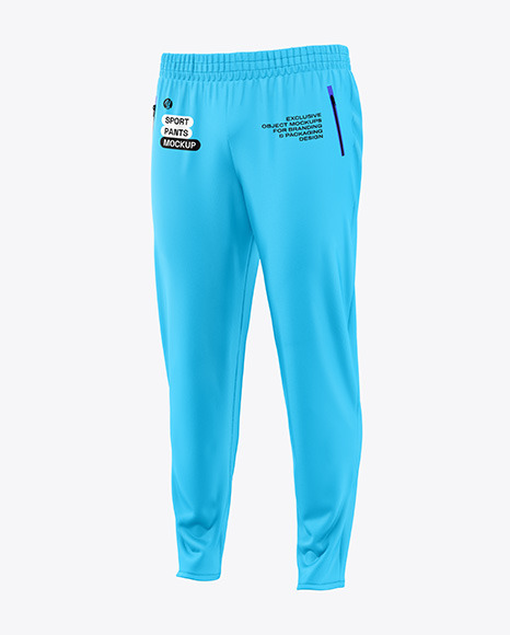 Men&#039;s Sport Pants Mockup - Half Side View