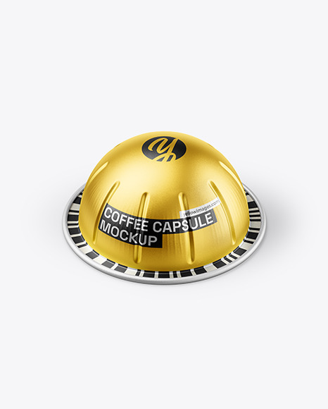 Matte Metallic Coffee Capsule