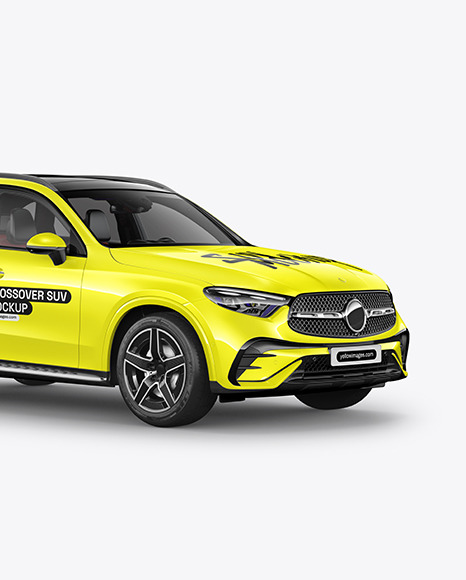 Crossover SUV Mockup - Half Side View