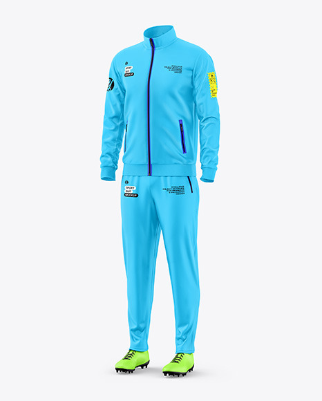 Men&#039;s Sport Suit Mockup - Half Side View