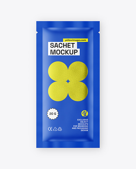 Matte Sachet Mockup