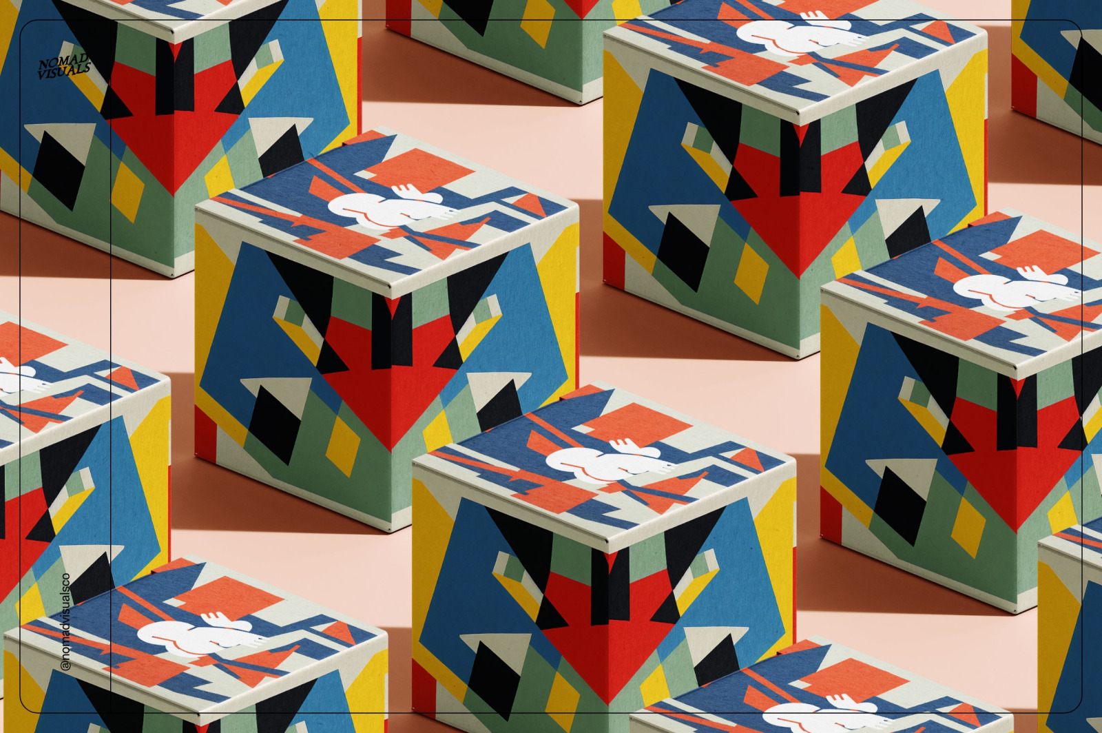 Bauhaus Paintings on Yellow Images Creative Store