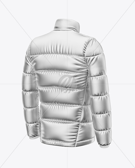 Metallic Down Jacket Mockup