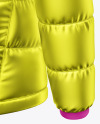 Metallic Down Jacket Mockup