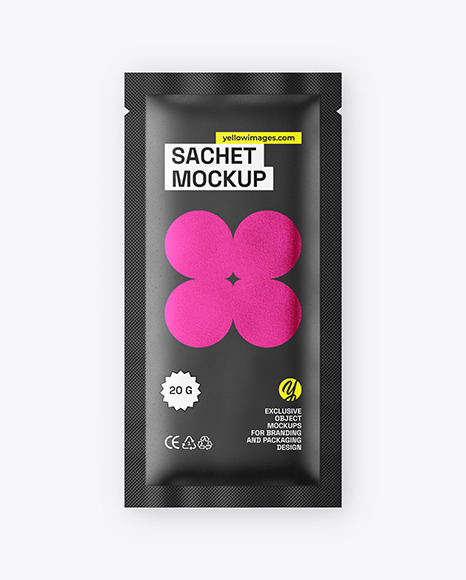 Paper Sachet Mockup