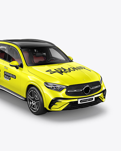 Crossover SUV Mockup - Half Side View