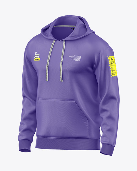 Hoodie Mockup - Half Side View