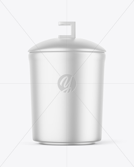 Metallic Jar Mockup