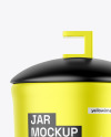 Metallic Jar Mockup