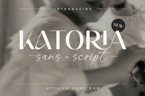 Katoria Font Duo / Script &amp; Sans