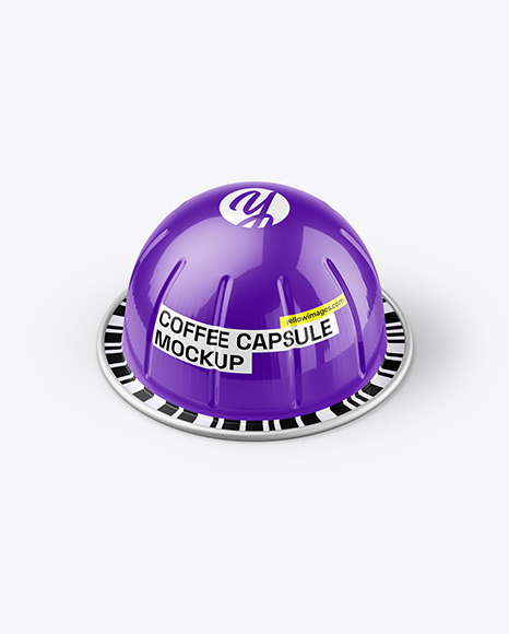 Glossy Coffee Capsule