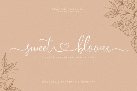 Sweet Bloom | Lovely Script