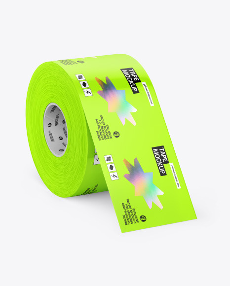 Glossy Duct Tape Mockup