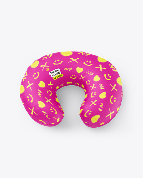 Travel Pillow Mockup
