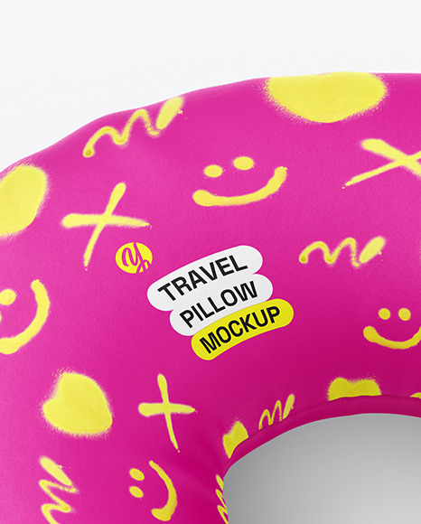 Travel Pillow Mockup