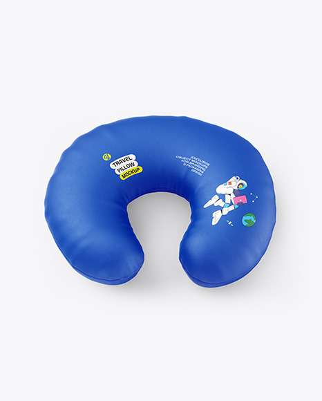 Travel Pillow Mockup