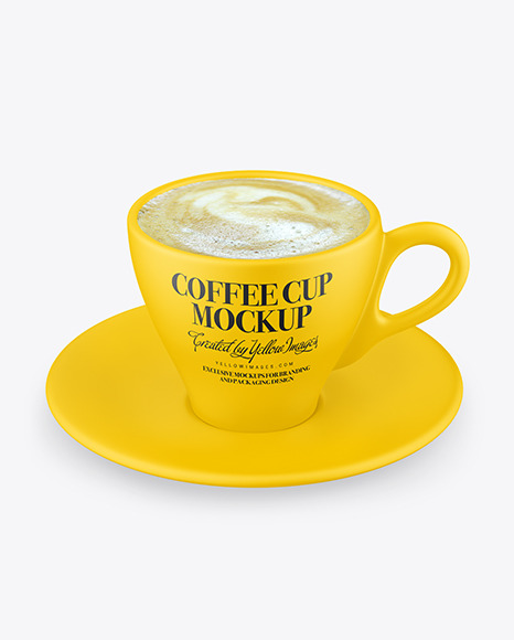 Matte Coffee Cup Mockup
