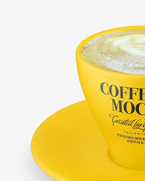 Matte Coffee Cup Mockup