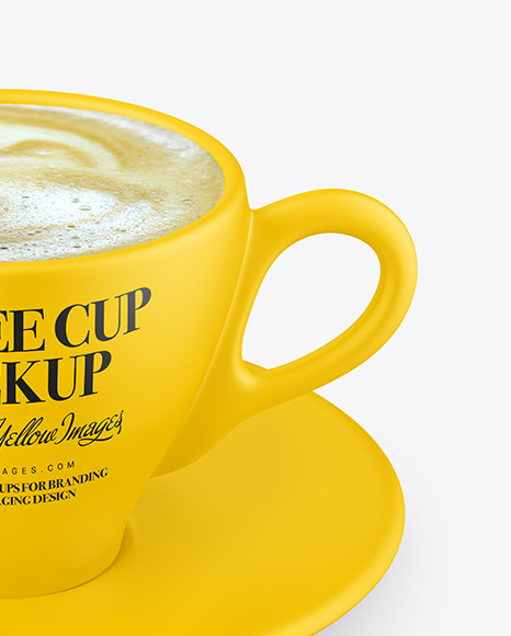 Matte Coffee Cup Mockup
