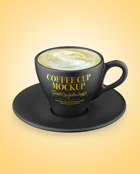 Matte Coffee Cup Mockup