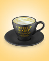 Matte Coffee Cup Mockup