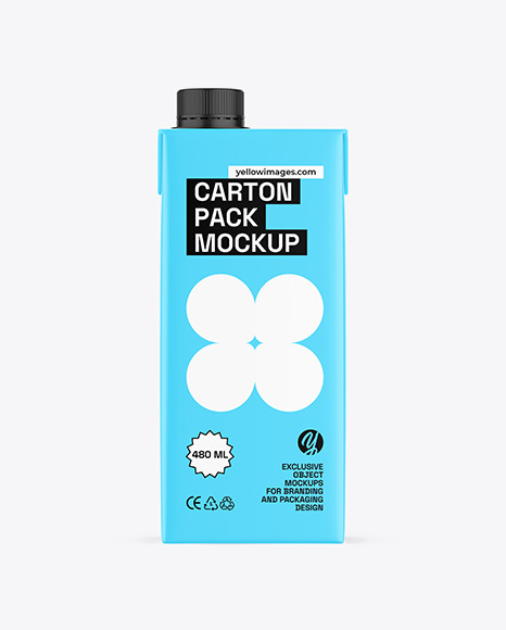 Drink Carton Pack Mockup