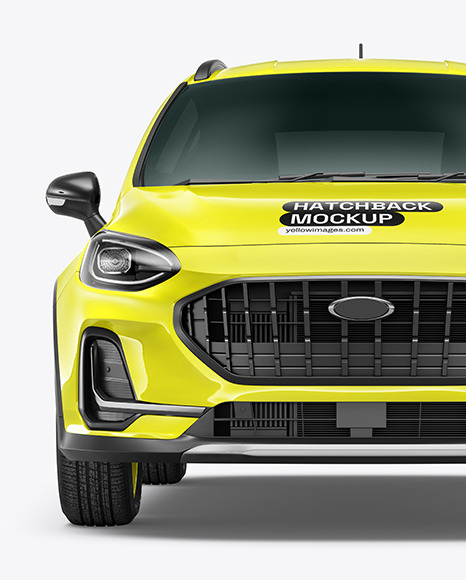 Hatchback Mockup - Front View