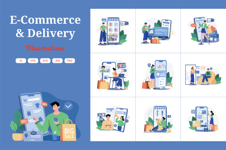 M530_E-Commerce Illustration Pack